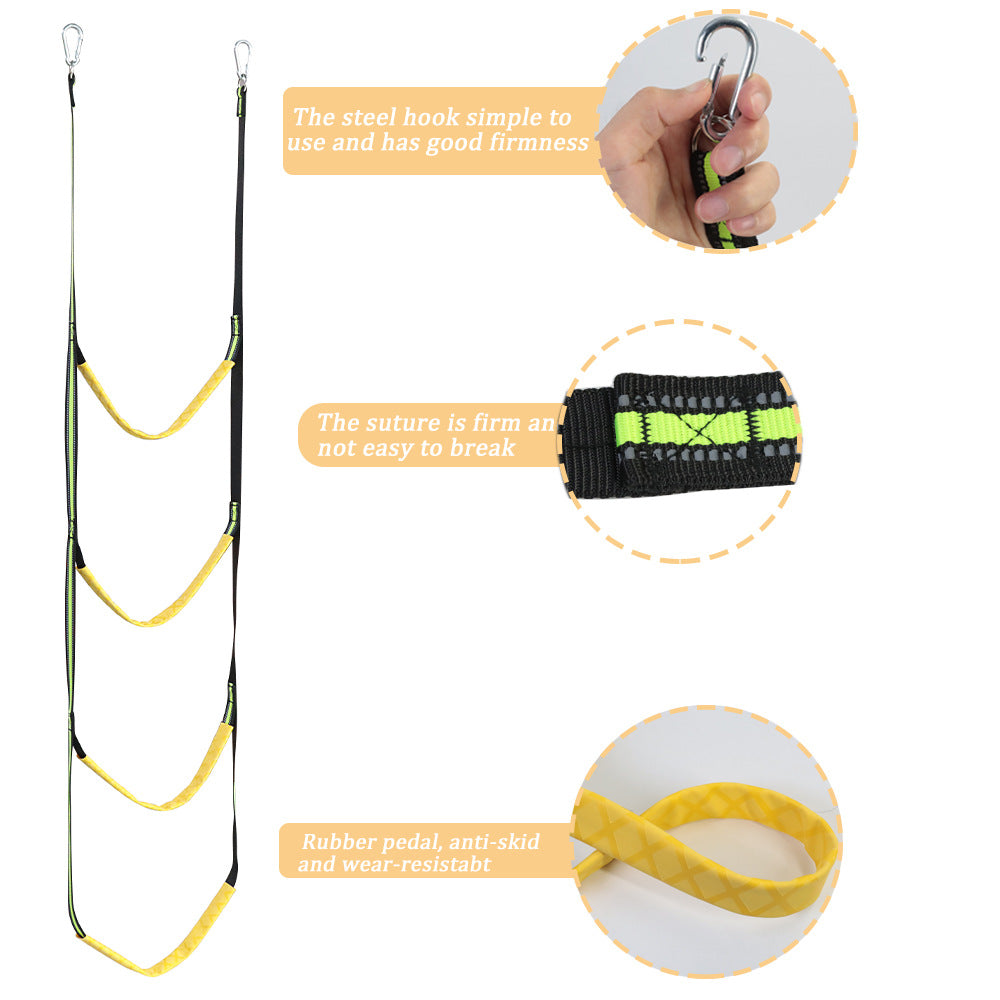 Inflatable Boat Rope Ladder Portable Rope Ladder
